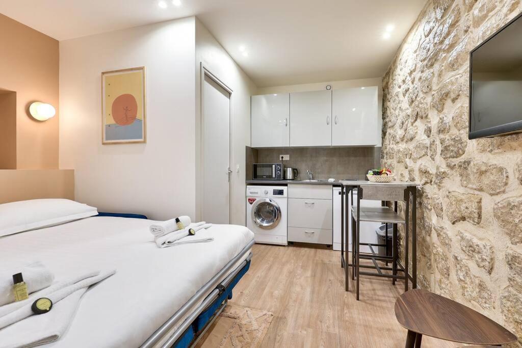 Apartmán Studio Confortable Au Coeur De Paříž Exteriér fotografie