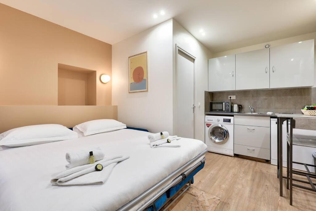 Apartmán Studio Confortable Au Coeur De Paříž Exteriér fotografie
